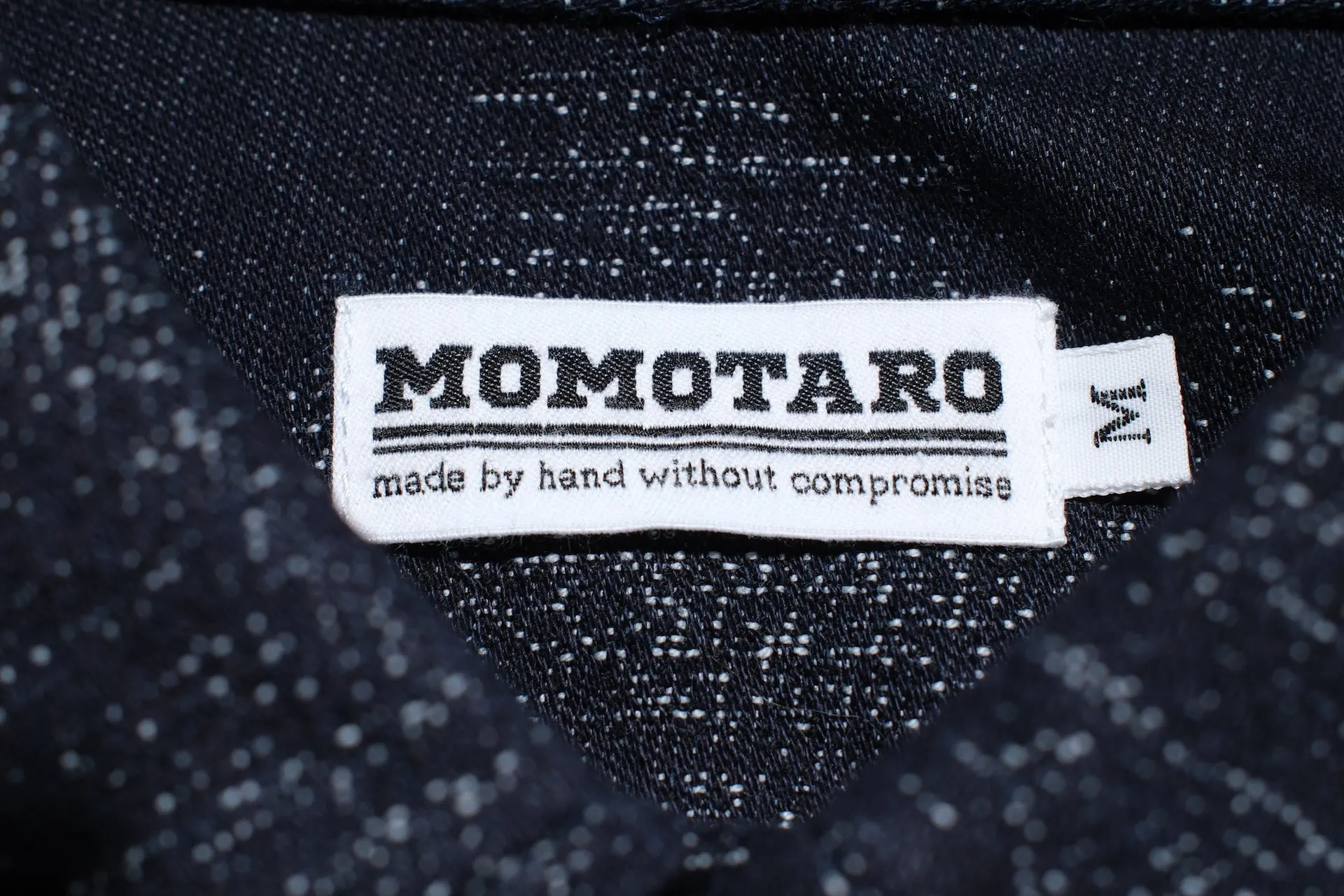 Momotaro Indigo Dyed "Stardust" Jacquard Ombre Workshirt