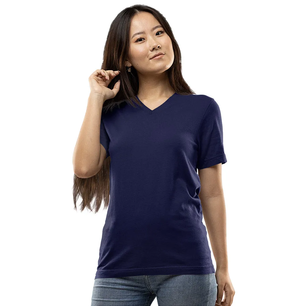 Navy Blue V-neck T shirt