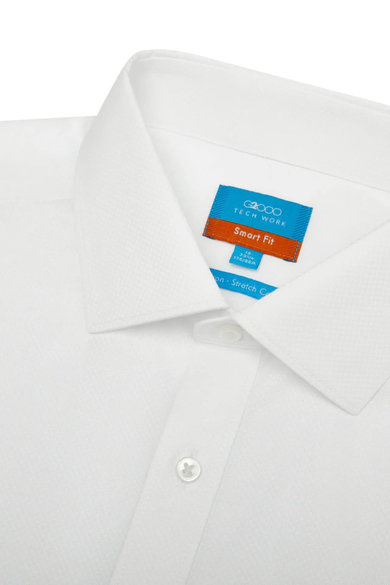 Non-Iron Cotton Stretch Smart Fit Texture Shirt