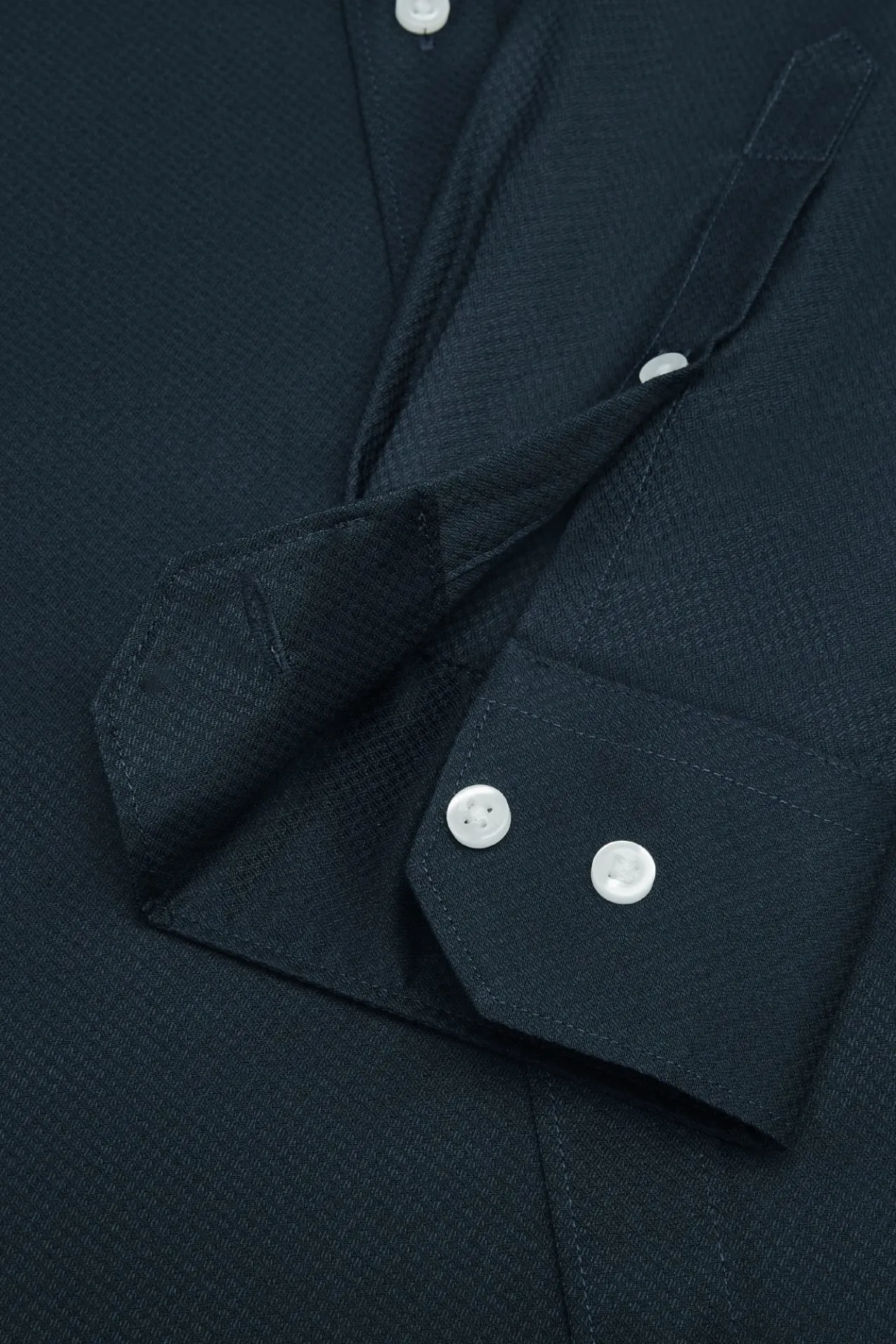 Non-Iron Cotton Stretch Smart Fit Texture Shirt