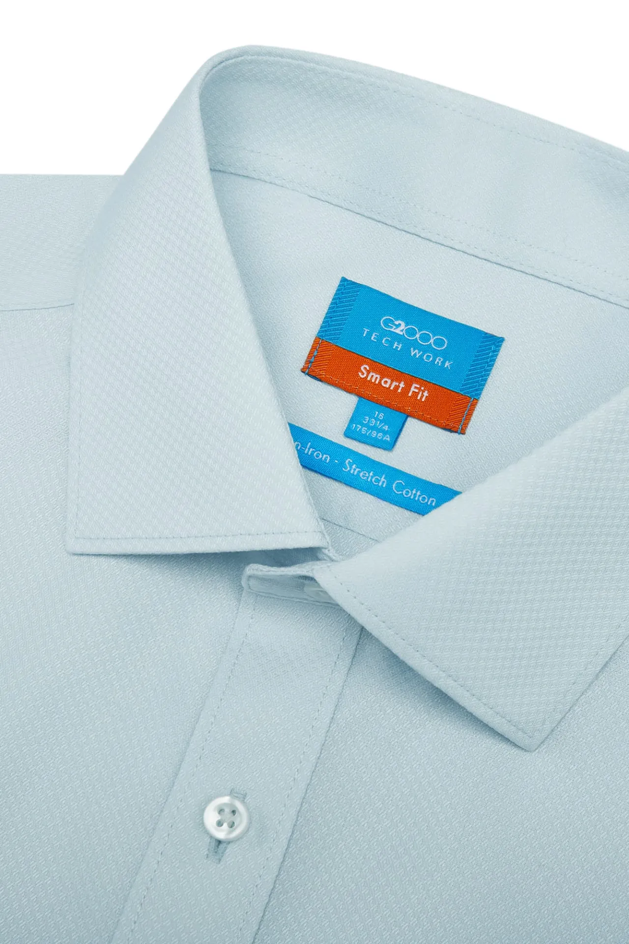 Non-Iron Cotton Stretch Smart Fit Texture Shirt
