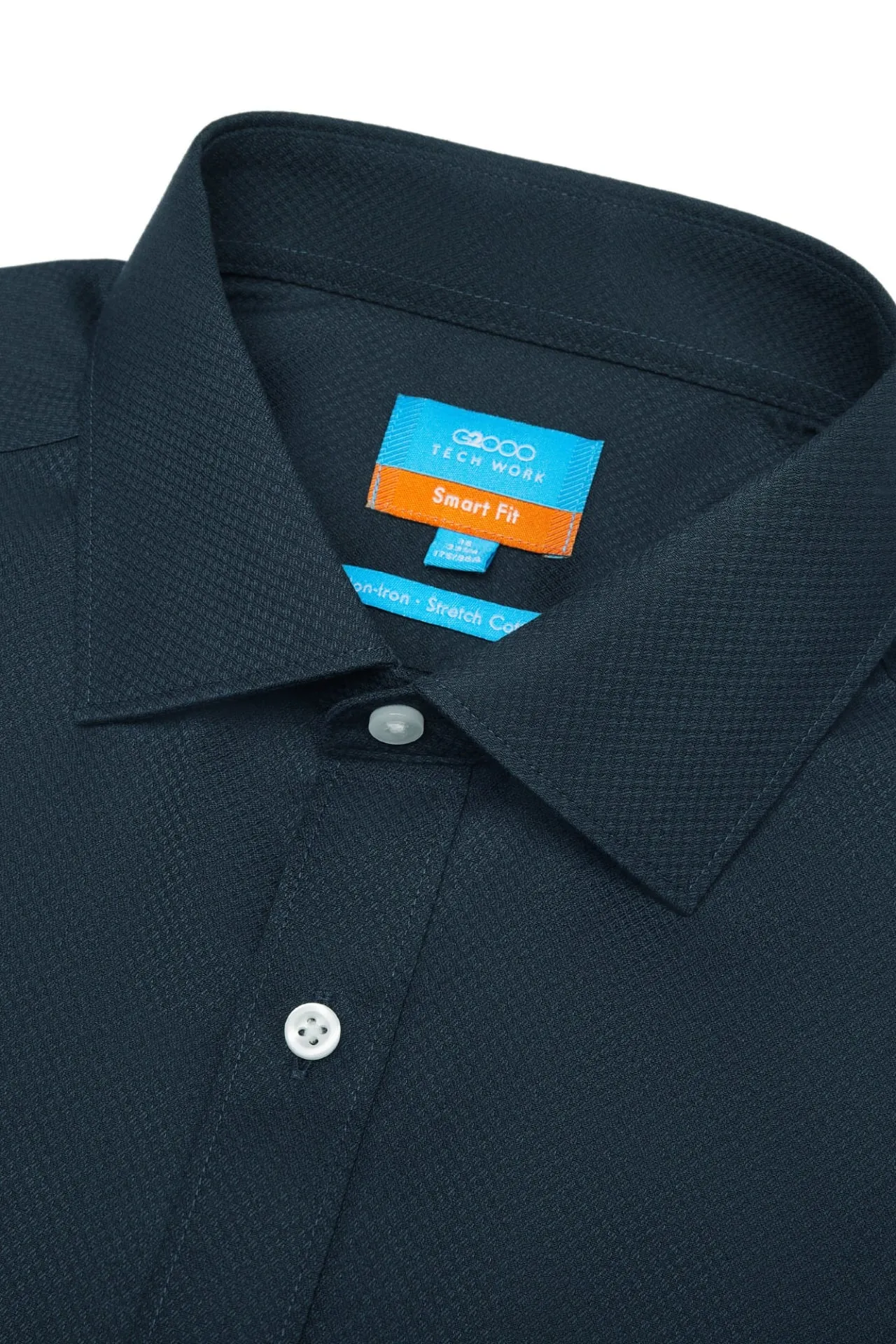 Non-Iron Cotton Stretch Smart Fit Texture Shirt