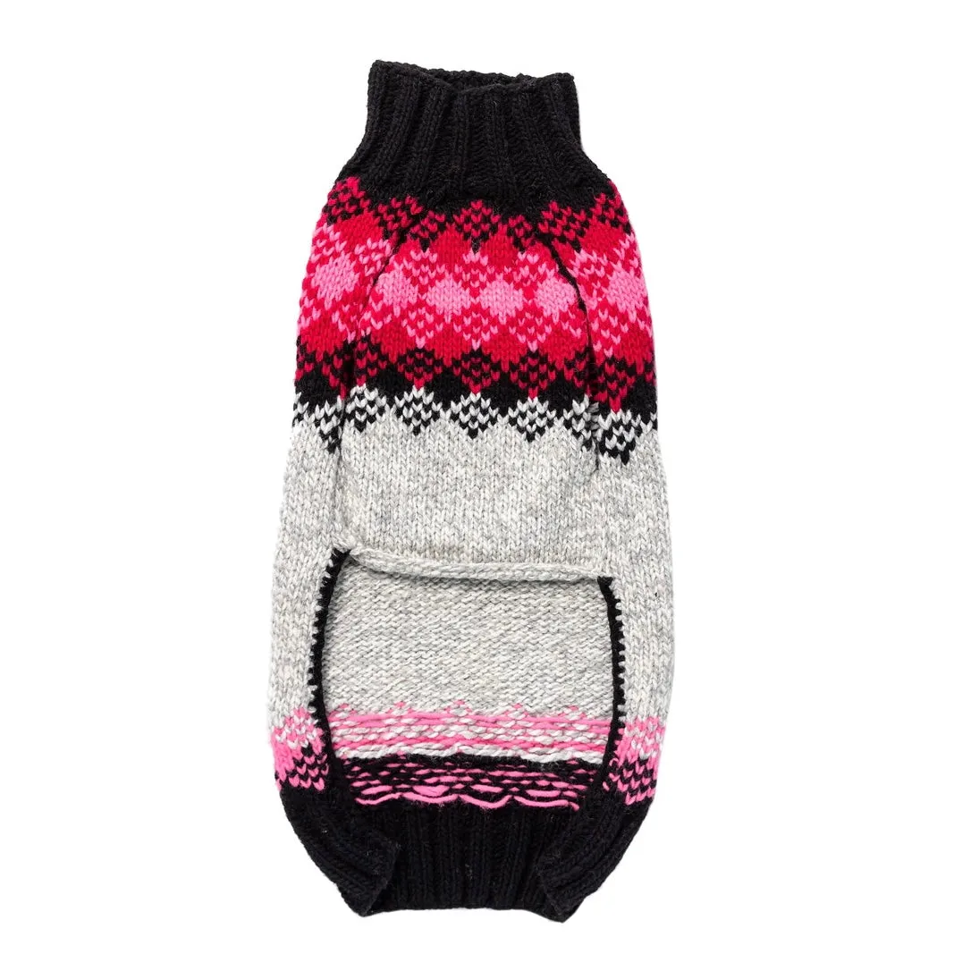 pink diamond organic wool sweater - xxs left
