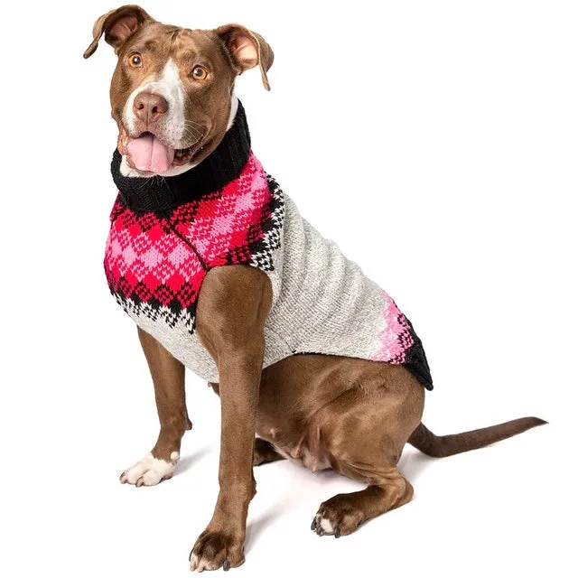 pink diamond organic wool sweater - xxs left