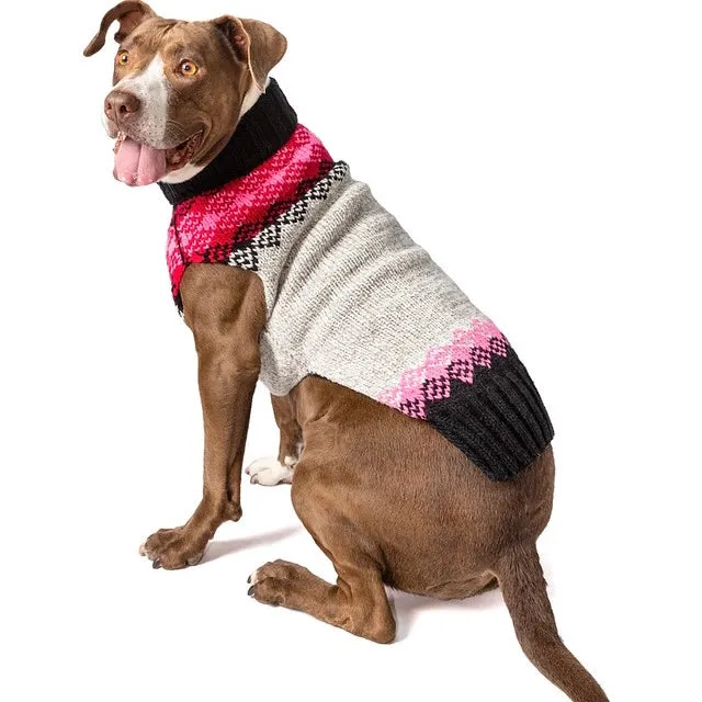 pink diamond organic wool sweater - xxs left