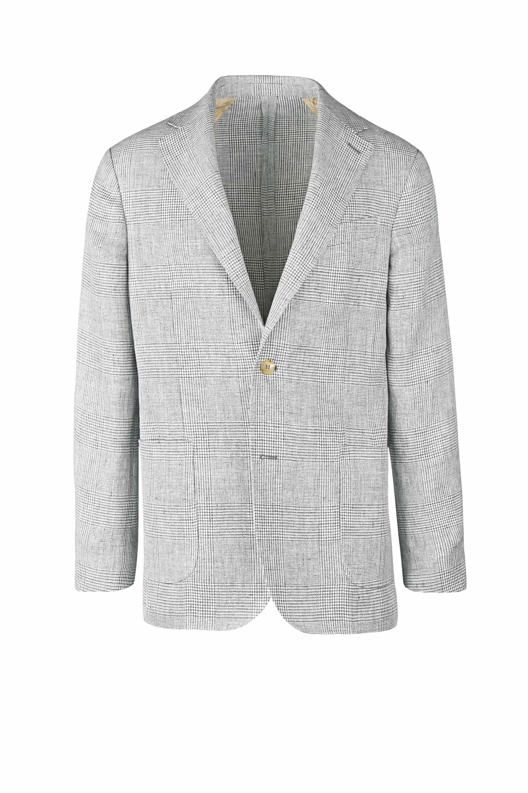 Pure Linen Prince-of-Wales Blazer