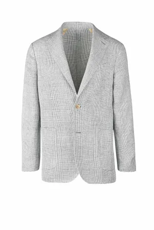 Pure Linen Prince-of-Wales Blazer