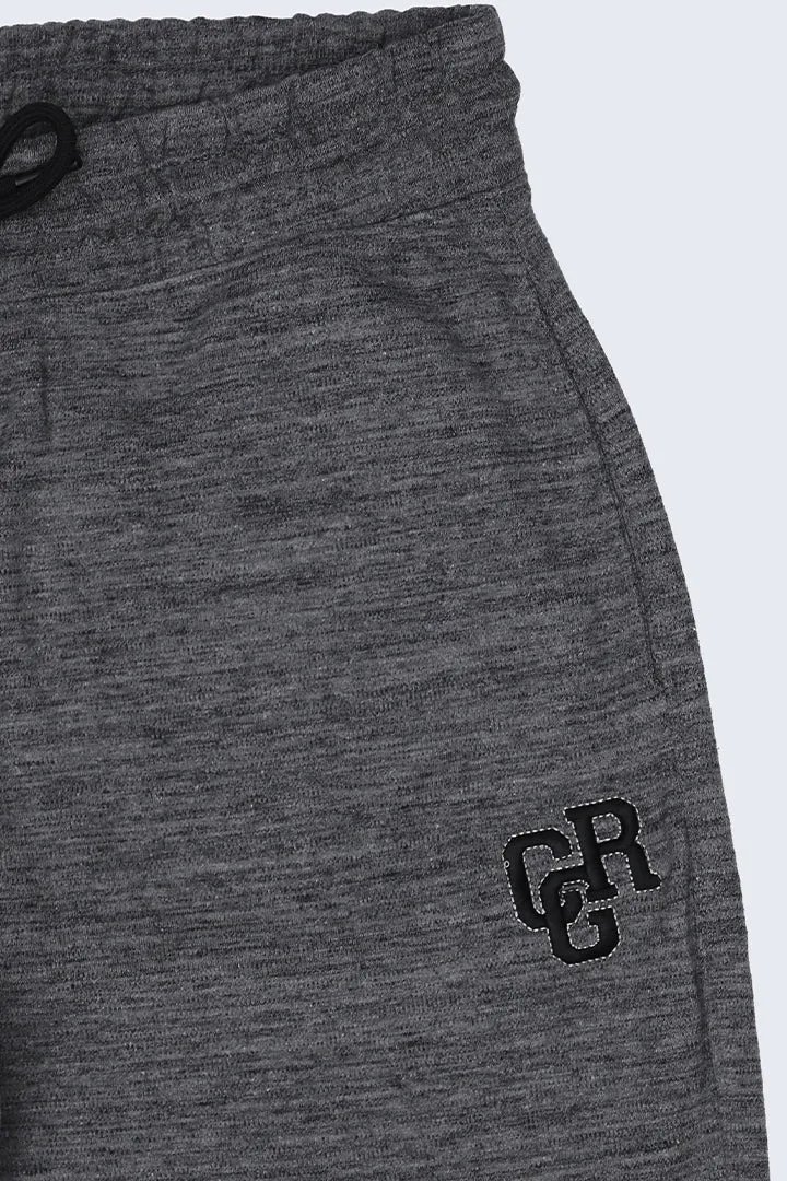 Relaxed Fit Mélange Trousers