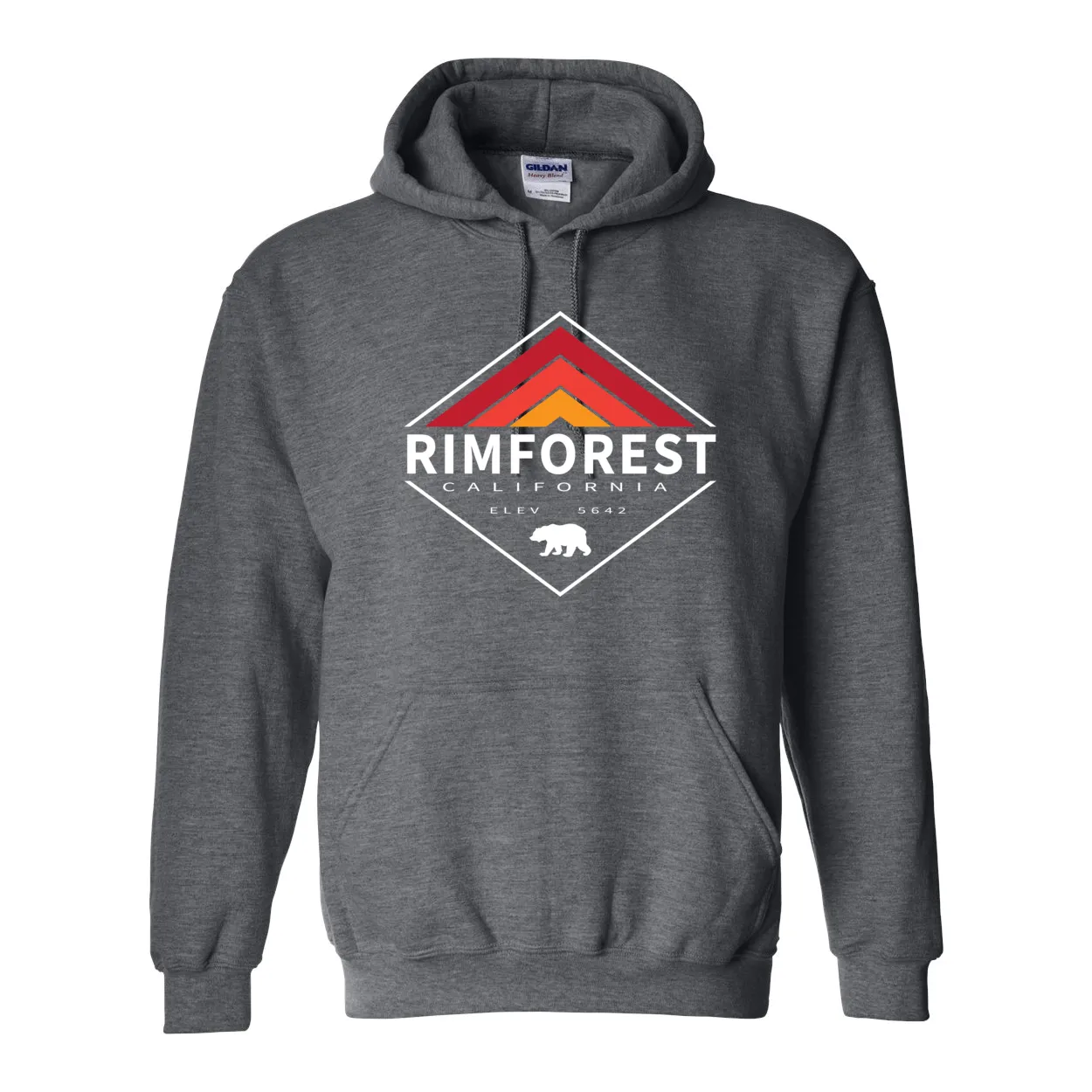 Rimforest Retro Diamond - Hooded Sweatshirt