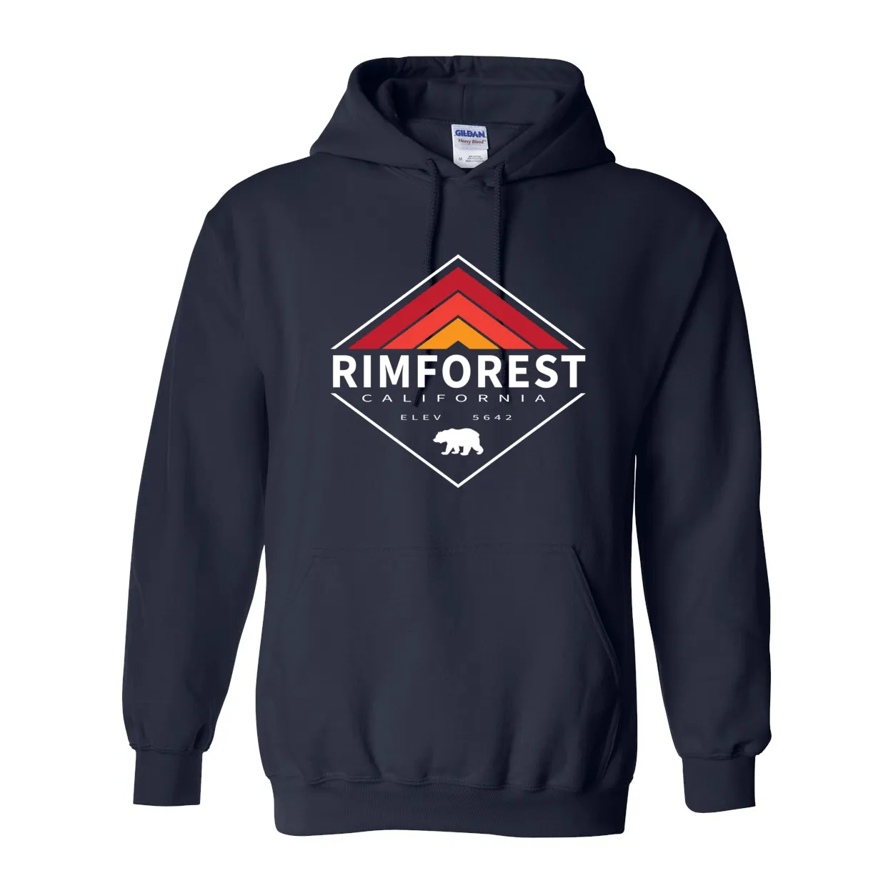 Rimforest Retro Diamond - Hooded Sweatshirt