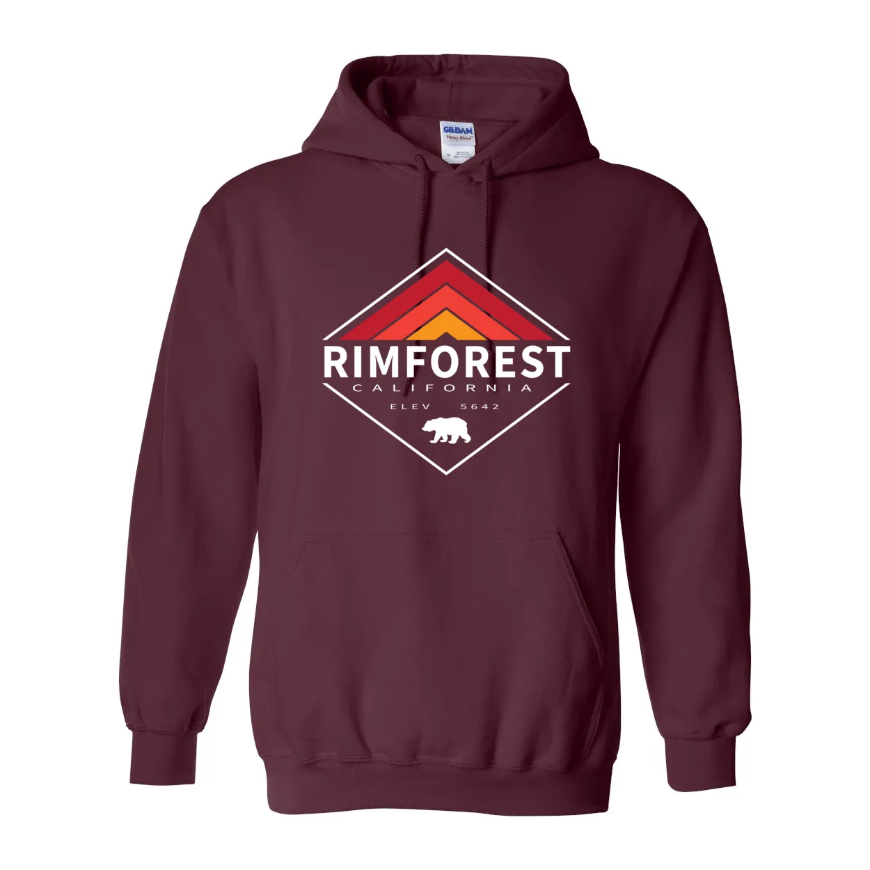 Rimforest Retro Diamond - Hooded Sweatshirt
