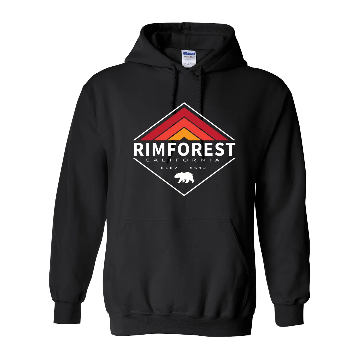 Rimforest Retro Diamond - Hooded Sweatshirt