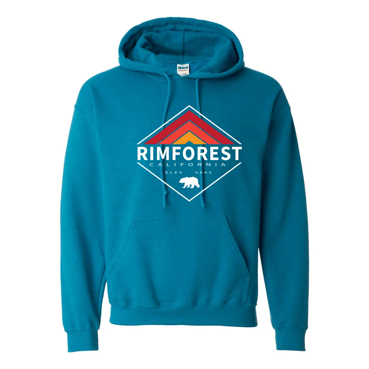Rimforest Retro Diamond - Hooded Sweatshirt