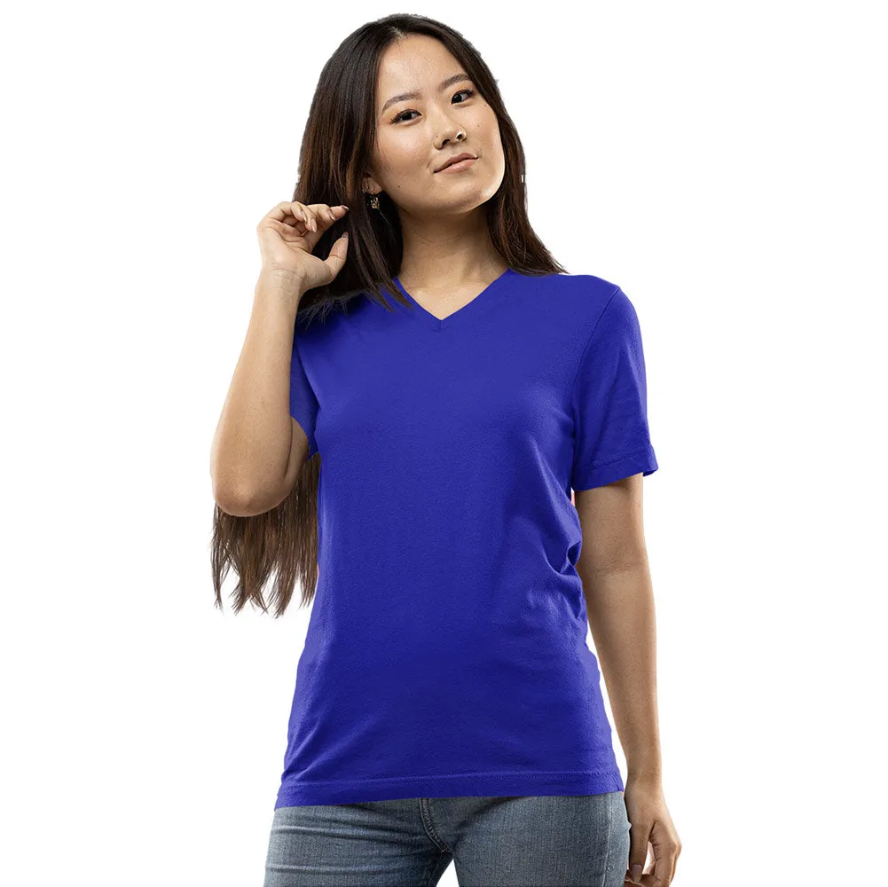 Royal Blue V-neck T shirt