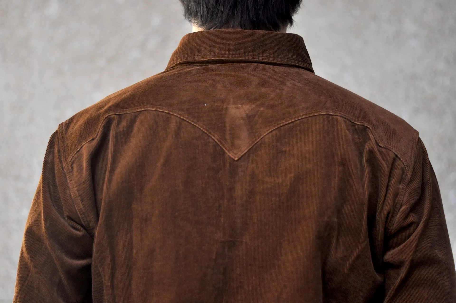 Stevenson Overall Co. 'Cody' Heavyweight 16-Wale Corduroy Western Shirt (Chocolate Brown)