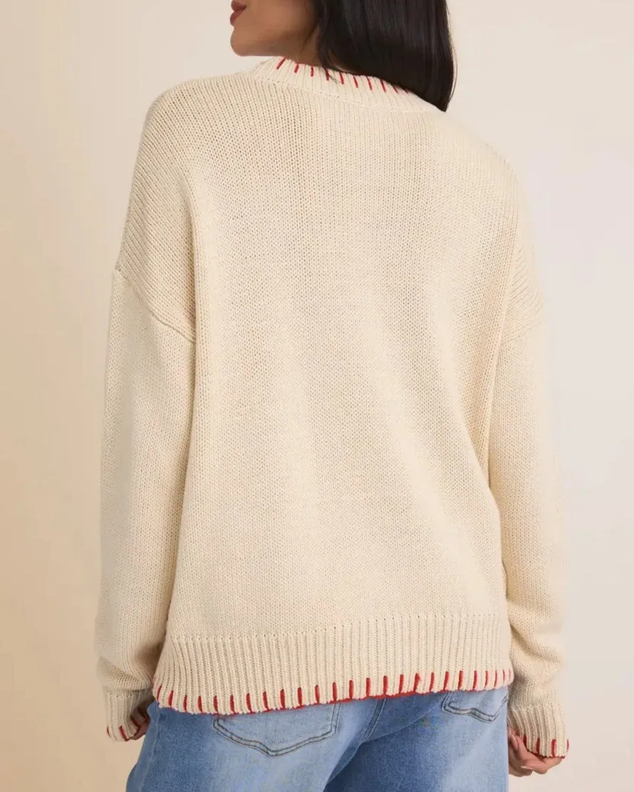 Strawberry Sweater - Ivory
