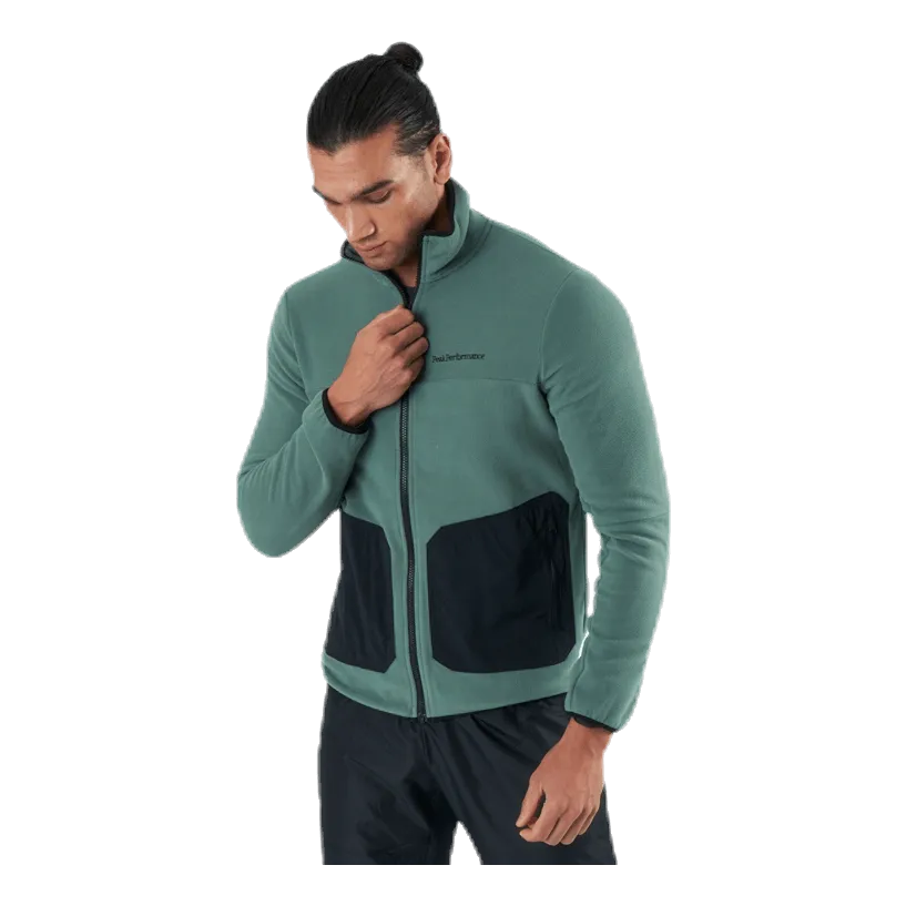 Tech Soft Zip Jacket Green