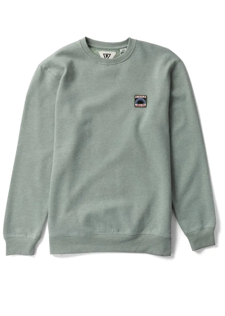 Vissla | Solid Sets Eco Crew - Light Sage Heather