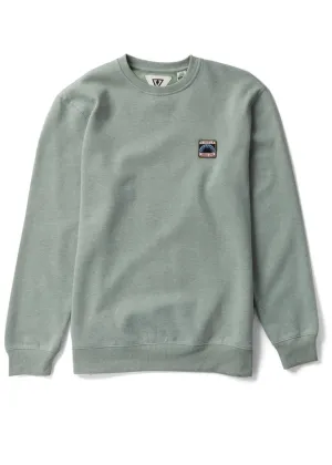 Vissla | Solid Sets Eco Crew - Light Sage Heather