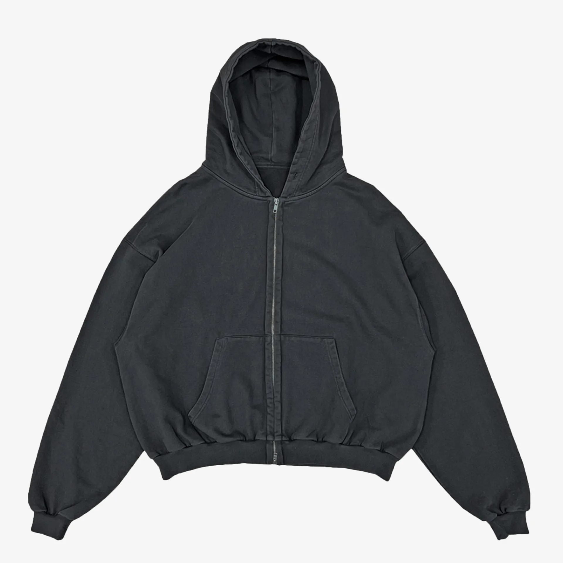 Wake Your Dreams | ZIPPED HOODIE  { VINTAGE GREY