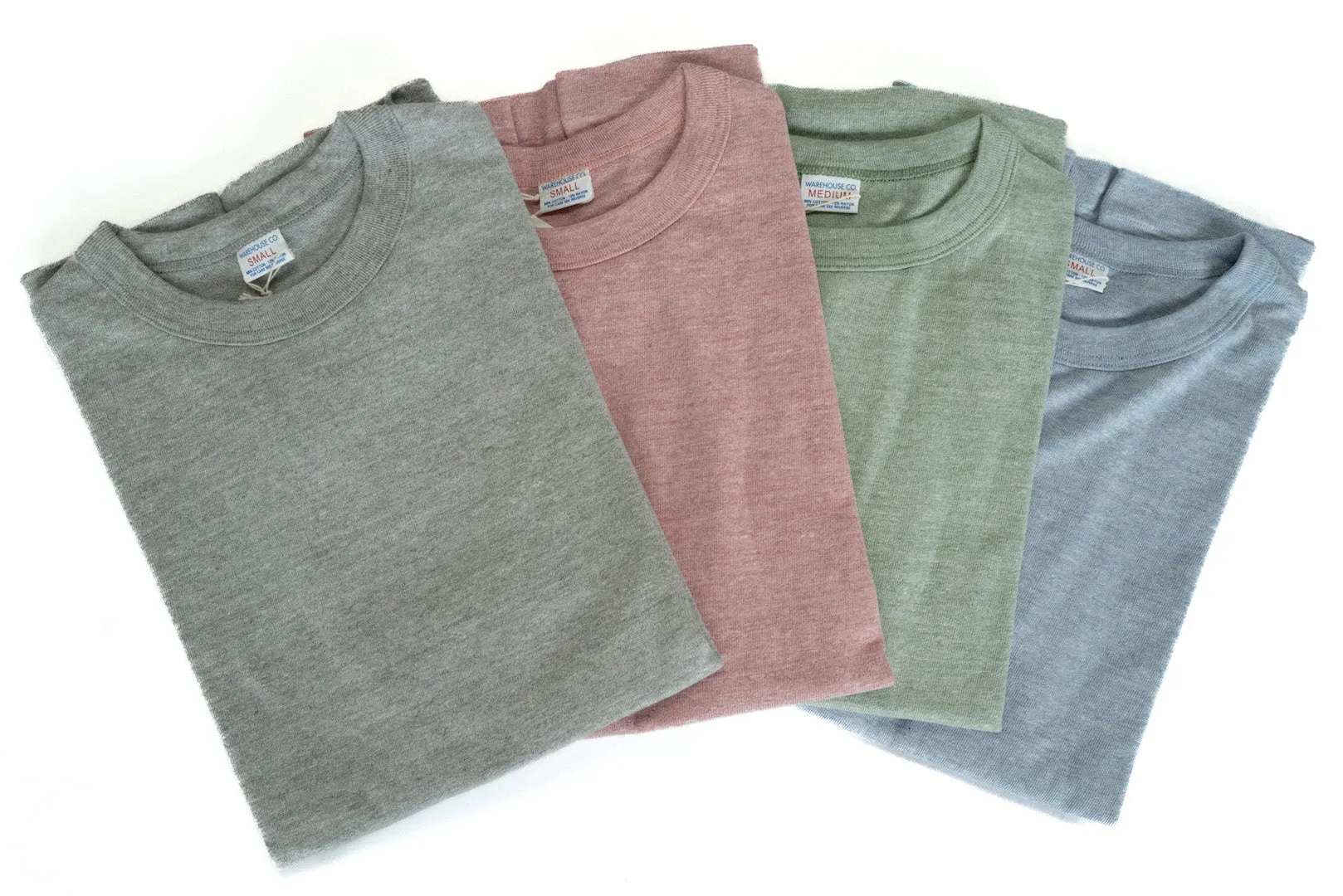 Warehouse 5.5oz Heather Athletic Loopwheeled Plain Tee (Green)