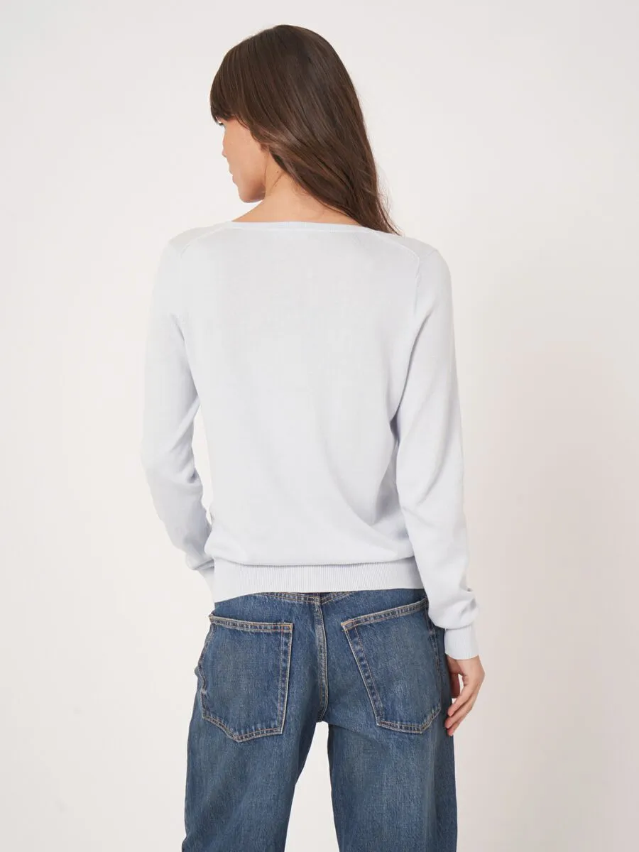 Wave Basic V Pullover