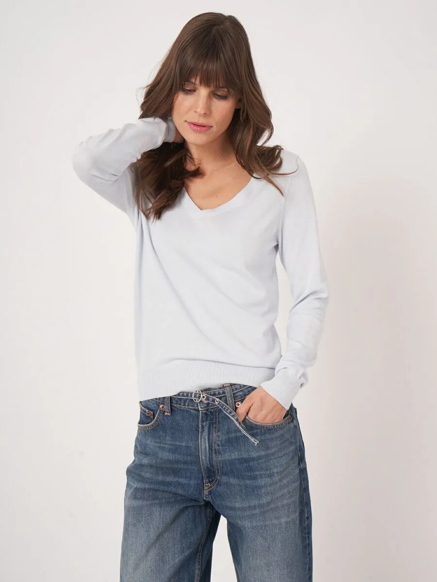 Wave Basic V Pullover