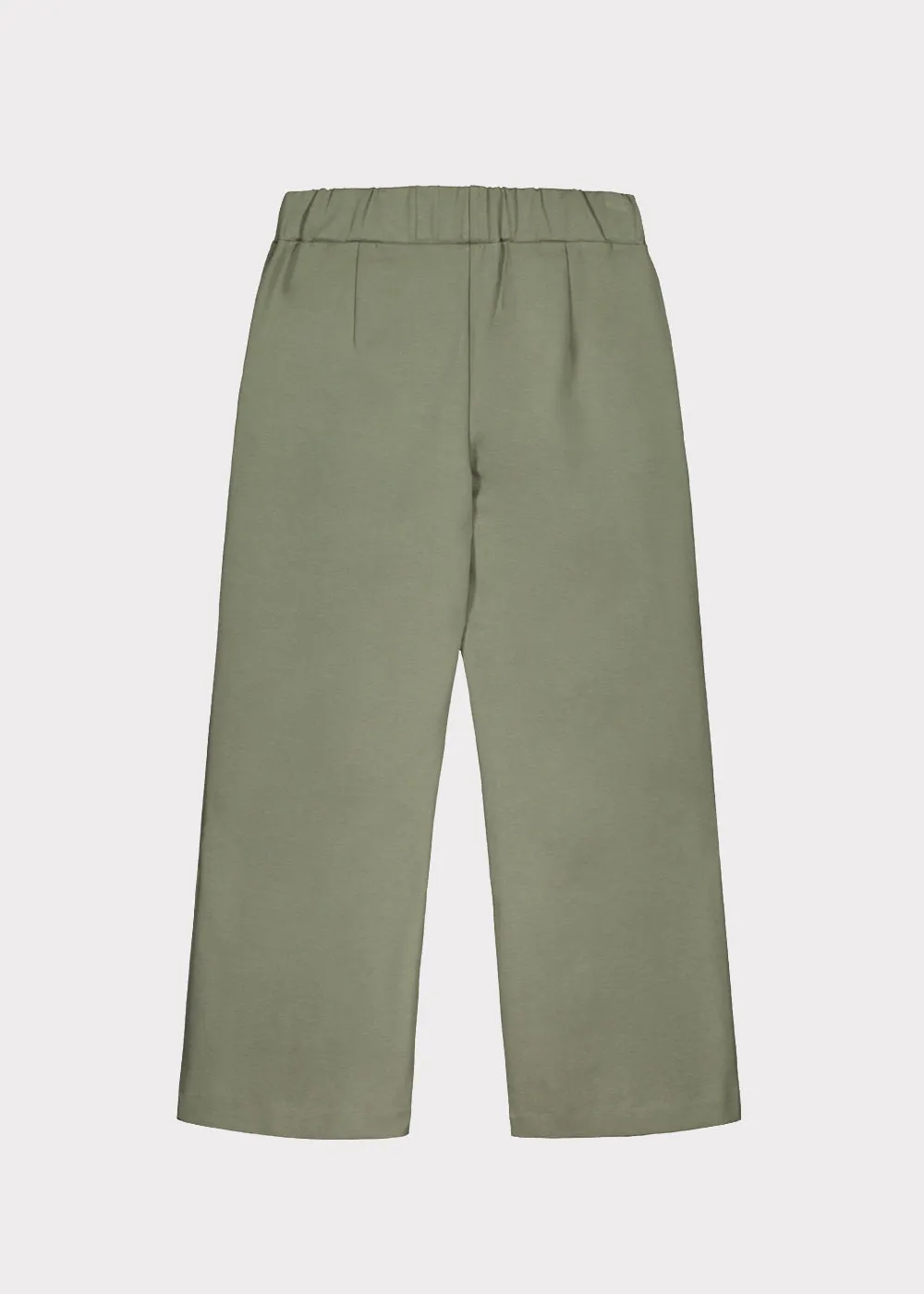 Wide Leg Long Trousers Salvia