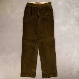WOMEN'S VINTAGE RELAXED JUMBO CORD TROUSERS - W28 X L34