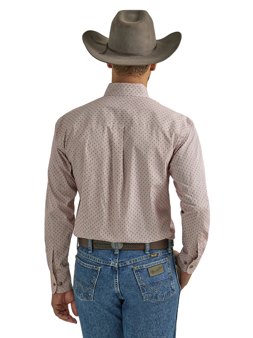 Wrangler Men's George Strait Pocket Red Shirt