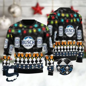 Xmas Busch Light Sweater