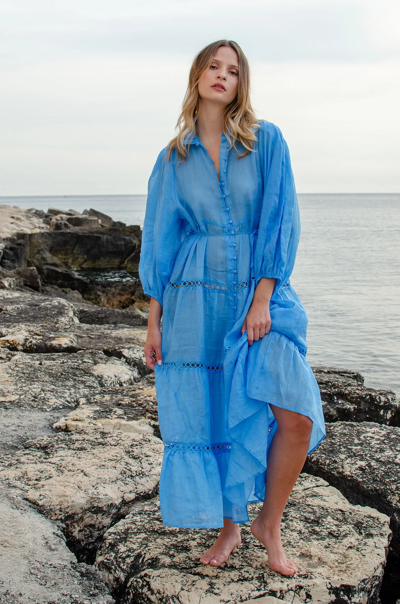 zoe kratzmann - toast dress in peacock